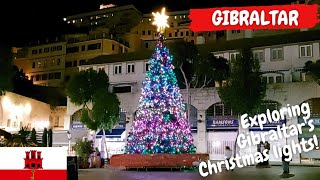 GIBRALTAR  Walking through the city on CHRISTMAS EVE [upl. by Batish316]