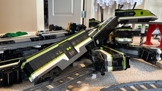 LEGO Train Crash and Derailment Compilation  4 [upl. by Macario]