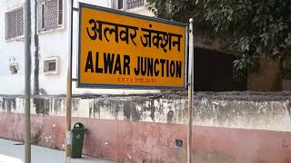 Alwar Junction railway station Rajasthan Indian Railways Video in 4k ultra HD [upl. by Annerol]