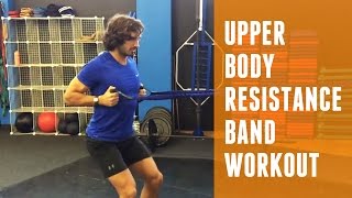 Upper Body Resistance Band Workout  The Body Coach [upl. by Eisinger]