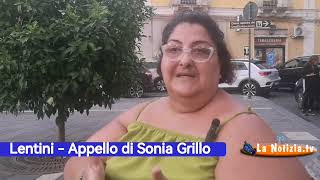 Lentini  Appello di Sonia Grillo [upl. by Fachanan]