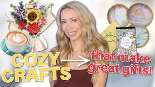 10 DIY Christmas Gift Ideas People ACTUALLY Want Easy Cozy Crafts [upl. by Biagi803]