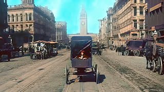 San Francisco 1906 New Version in Color VFX60fps Remastered wsound design added [upl. by Jareen]