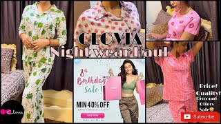 CLOVIA NightWear Haul Honest SalepricesreviewdiscountpricesproductsNidhisubscribe [upl. by Naivart]