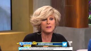 Entrevista a Christian Bach Un Nuevo Dia Telemundo com [upl. by Ellebasi]