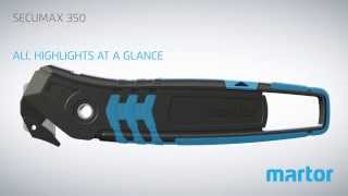 Safety knife MARTOR SECUMAX 350 product video GB [upl. by Ainat]