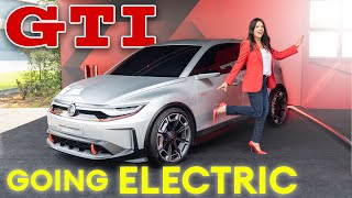 FIRST LOOK The NEW Volkswagen ID GTI The legend reinvented for an electric age  Electrifying [upl. by Teresina55]