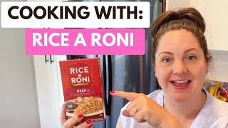 How to Make Dinner Fast  Cooking with Rice a Roni [upl. by Dorotea670]