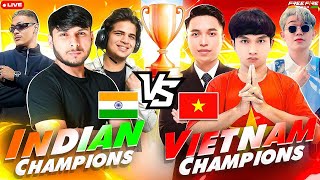 INDIA VS VIETNAM 🥶 4X4 BATTLE CLASH WAR 🏆 100 MATCH  nonstopgaming ngbadal 100k [upl. by Ynahteb]