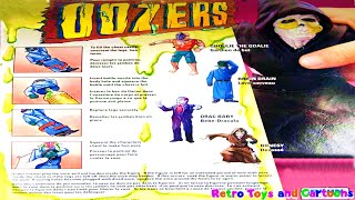 Oozers Toy Action Figures Commercial Retro Toys and Cartoons [upl. by Ezarras]