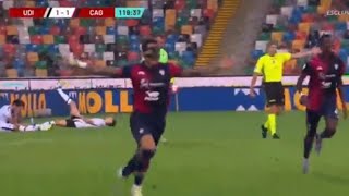 Gianluca Lapadula Goal Udinese vs Cagliari 12  All Goals and Extended Highlights  Coppa Italia [upl. by Cathe128]