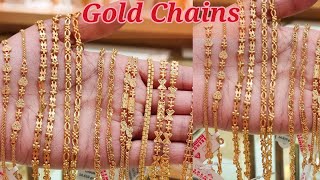 Light Weight Gold Chain Collection  Latest Gold Chain  Huge Collection of Gold Chain Gold Chain [upl. by Giza]