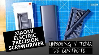 ✅ XIAOMI ELECTRIC PRECISION SCREWDRIVER  El destornillador eléctrico de Xíaomi [upl. by Ginder305]