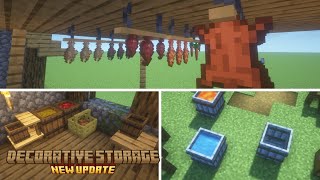 NEW MEGA UPDATE for Decorative Storage Mod  Full Review [upl. by Christean]