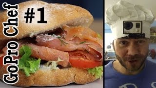 GoPro Chef 1 Salmon Sandwich [upl. by Nagel]