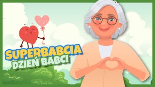 Moja Babcia – Superbabcia – piosenka dla dzieci  Przednutki [upl. by Odelet]