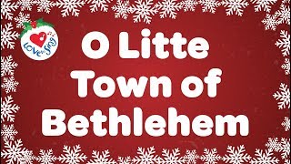 O Little Town of Bethlehem with Lyrics  Christmas Carol amp Song [upl. by Nelyag359]