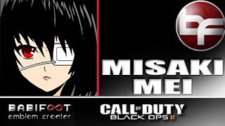 COD Black Ops 2 Emblem Tutorial  Misaki Mei [upl. by Okuy847]