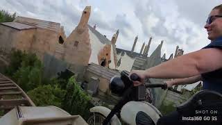 Worlds Best Family Coaster Front Row on Hagrids Magical Creatures Motorbike Adventure [upl. by Flanigan]