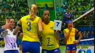 Pan Americano 2007 Brasil 3x0 EUA Semifinal [upl. by Jacobina]