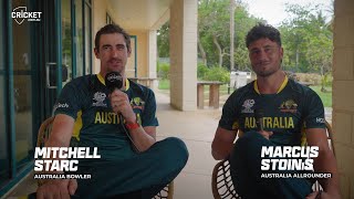 Starc and Stoinis pick their Ultimate T20 XI  ICC Mens T20 World Cup [upl. by Alfy]