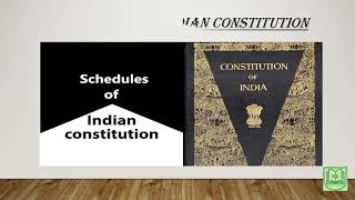 Class 5  All Schedules of Indian constitution  Polity GK  Trick [upl. by Range489]