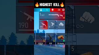 V badge player ne Highest kills ka record banaya last Tak deckhna – Garena free fire max shorts [upl. by Norrab]