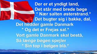 National anthem of Denmark Der er et yndigt land There is a lovely country vocal [upl. by Notnil]