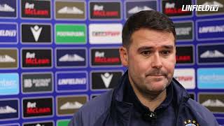 REACTION  David Healy  Linfield 1  3 Glentoran [upl. by Renferd]