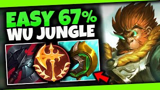 EASY 67 WUKONG JUNGLE IS A BEAST TO GET MASTERS ELO  Season 13 League of Legends Wukong Jungle [upl. by Ayidah735]