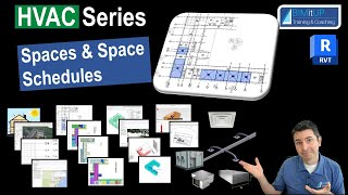 Revit HVAC 3 Revit Spaces Creating Deleting and Modifying [upl. by Eselahs]