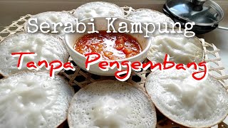 Serabi Kampung Dimakan dengan Sambal  Serabi tanpa pengembang [upl. by Haizek836]