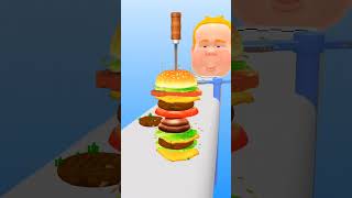 XXL sandwich 🍔level 2 make the extra large hugechese burger food foodie [upl. by Durware]