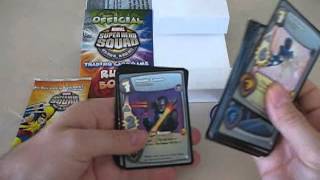 Unboxing Marvel Super Hero Squad Online Trading Card Game Intro Pack SHSO TCG [upl. by Pavier]