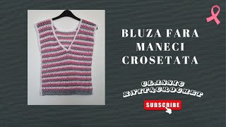 Bluza Fara Maneci Crosetata [upl. by Olette773]