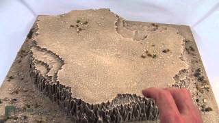 TerranScapes  Desert Mesa Boards  Modular Wargame Terrain [upl. by Namrej]