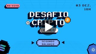 Desafio Cripto 2º Live de Rebalancemento [upl. by Michael341]