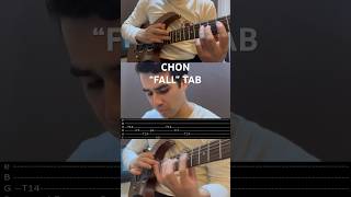 CHON FALL chon fall tab music musica ibanez tapping excercise [upl. by Parhe]