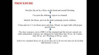 Bioassay of acetylcholine using rat ileumcolon by fourpoint bioassay [upl. by Isahella521]