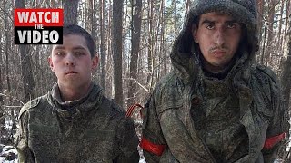 First prisoners of war Ukraine captures Russian soldiers [upl. by Farlay802]