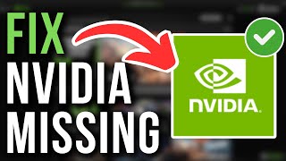 How To Fix NVIDIA Control Panel Missing  Full Tutorial [upl. by Bjork]