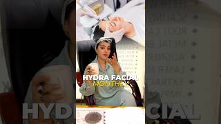 What Hydrafacial treatment does to skin l hydrafacial before and after summershorts hydra skin [upl. by Neumann]