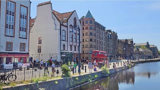 Strolling Through Edinburghs Hidden Gem  Leith  UK Travel [upl. by Yenitsed]