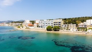 Aerial view of Nea Stira in Evia Greece [upl. by Harland]