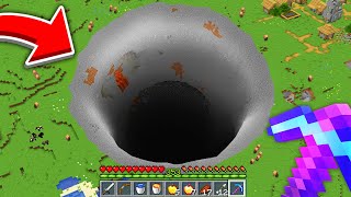 Minecraft but Whats In The Hole [upl. by Ocirled]