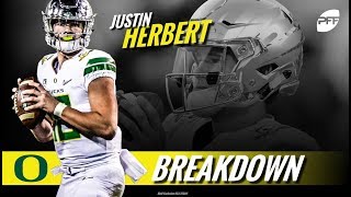 Justin Herbert Breakdown  PFF [upl. by Merchant]