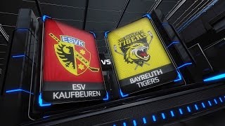 DEL2 Highlights 17 Spieltag  ESV Kaufbeuren vs EHC Bayreuth Tigers [upl. by Kinsley]