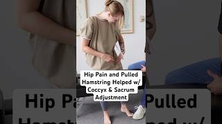 Hip Pain amp Pull Hamstring Helped with Spicy Coccyx and S1 adjustment Shorts [upl. by Womack]