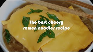 the best cheesy ramen noodles recipe [upl. by Ymereg]