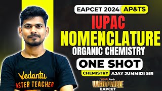 IUPAC Nomenclature Organic Chemistry Class 11  EAPCET Chemistry  Pakka 3540 In EAPCET 2024 [upl. by Llehsor]